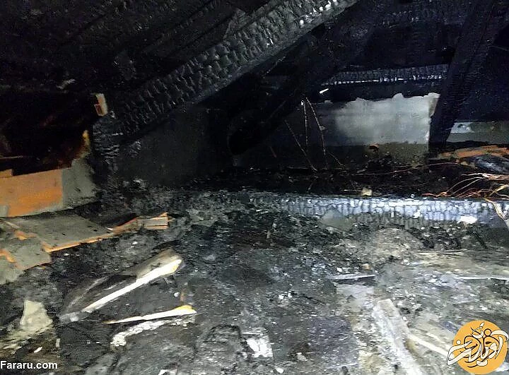 (عکس) اتفاق تلخ؛ خانه امیر عابدزاده در آتش سوخت